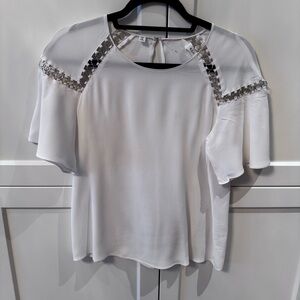 E White Women's Top